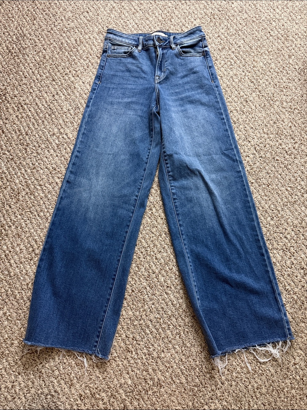 Vici-collection (hidden Los Angeles)High-Rise Wide Leg Jeans in Medium Blue